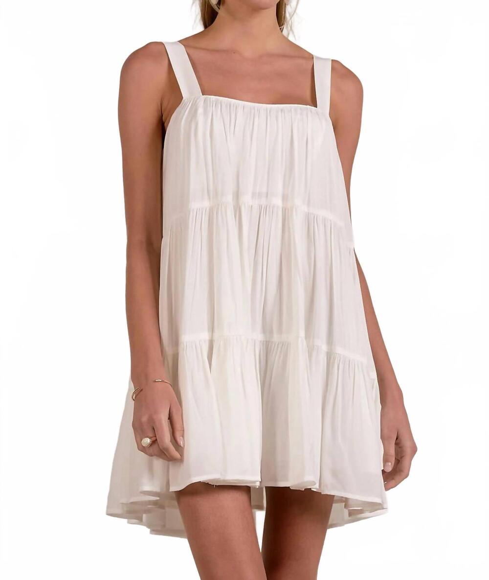 NEW ELAN vaura dress in white